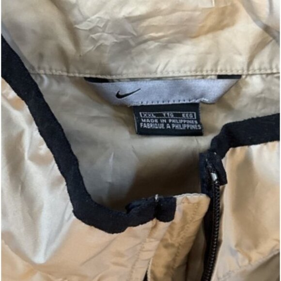 Nike Golf Performance Tan Vest Full Zip XXL Casual Streetwear Lightweight - Picture 2 of 3